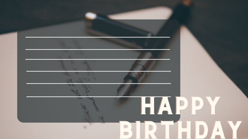 Frame for creating birthday greeting cards for boss 9