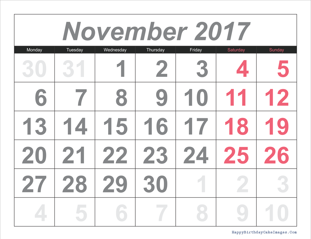 november-calendar-2017-with-large-number