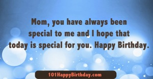 birthday wishes for mom, mother special