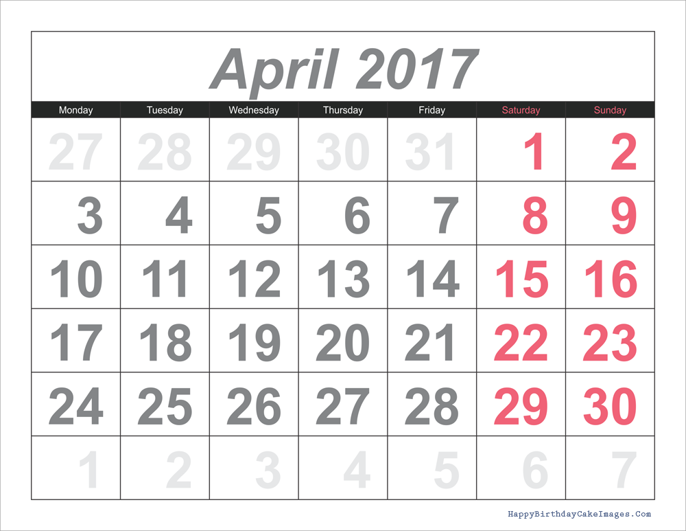 april-calendar-2017-large-number