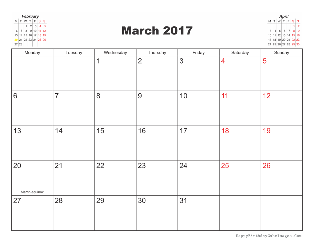 march-calendar-2017-with-holidays