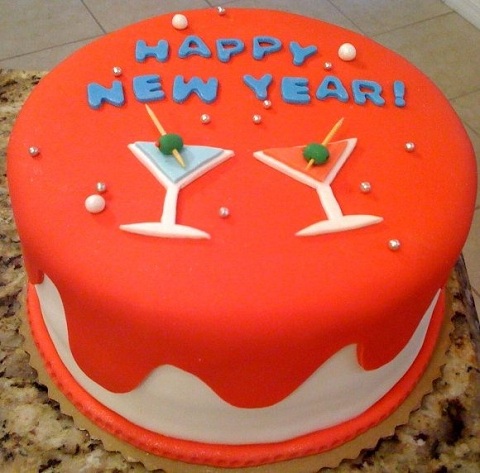 Happy New Year 2017 Cake Images