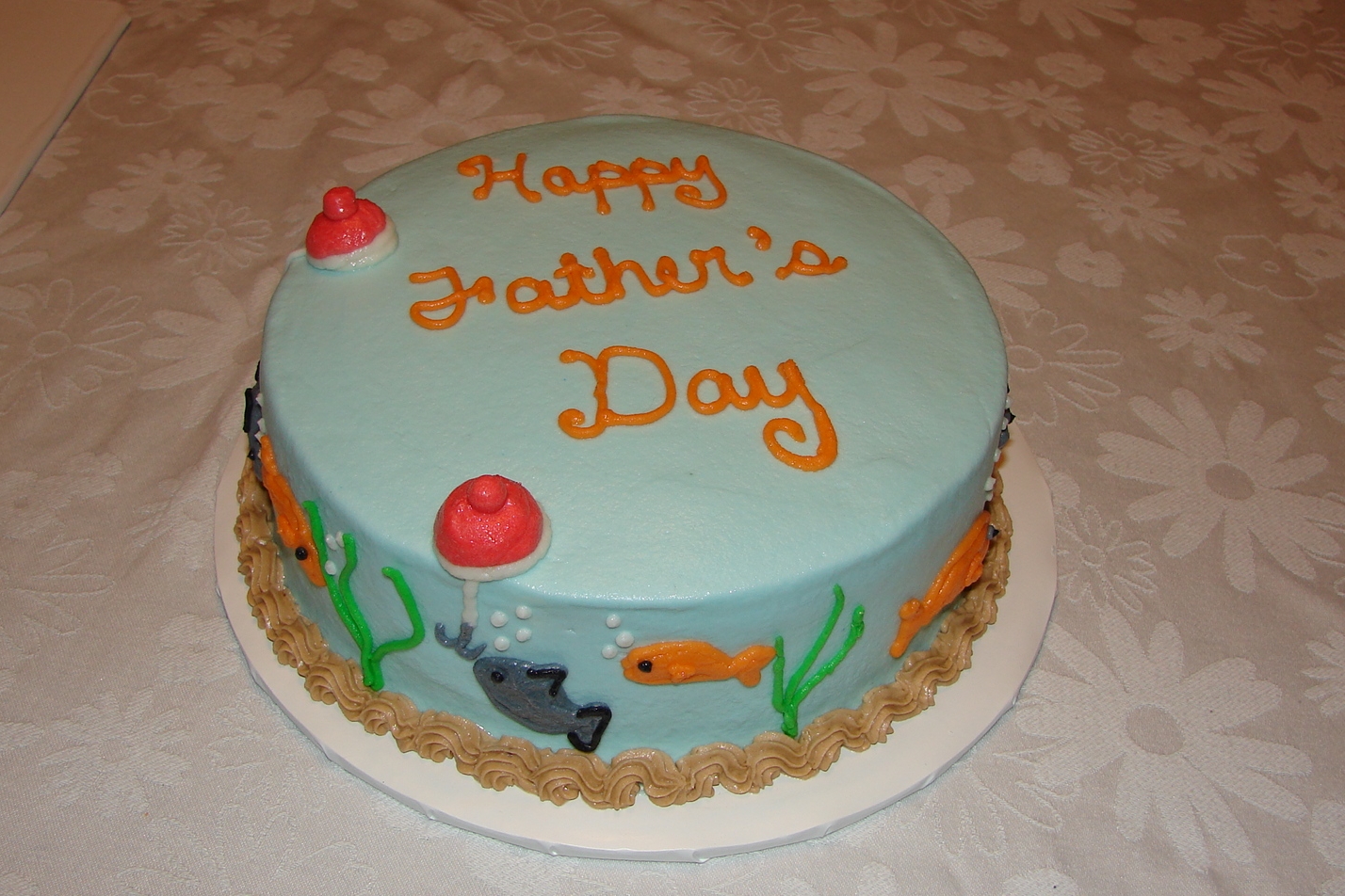 fishing cake for fathers day 2016