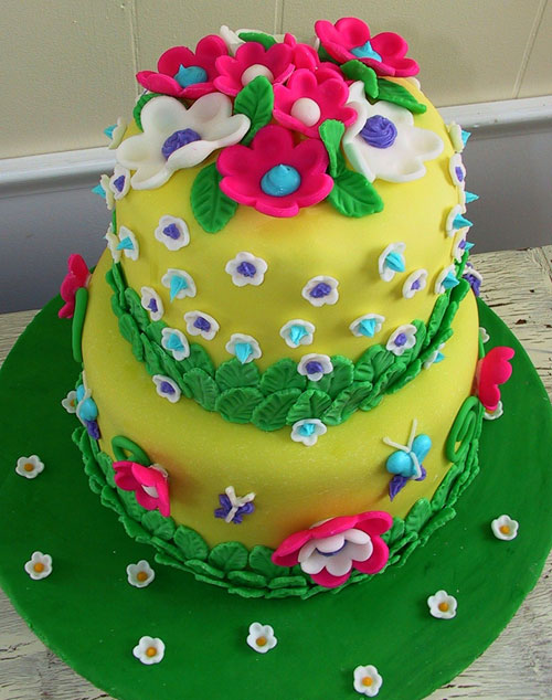 Birthday-Flower-Cake-12