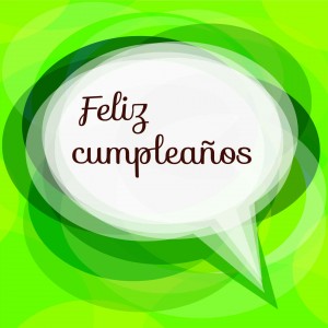 Happy birthday in spanish means Feliz-cumpleaños