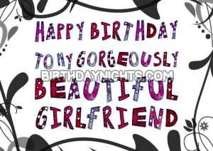 Happy birthday wishes and wallpapers for girlfriend
