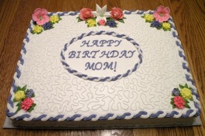 Moms Birthday Cake mom